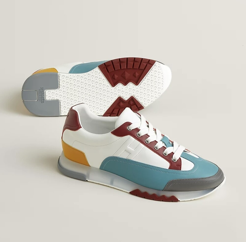 [럭스유] 44 / 에르메스 트레일 스니커즈 멀티컬러 블루 H242848ZH6H