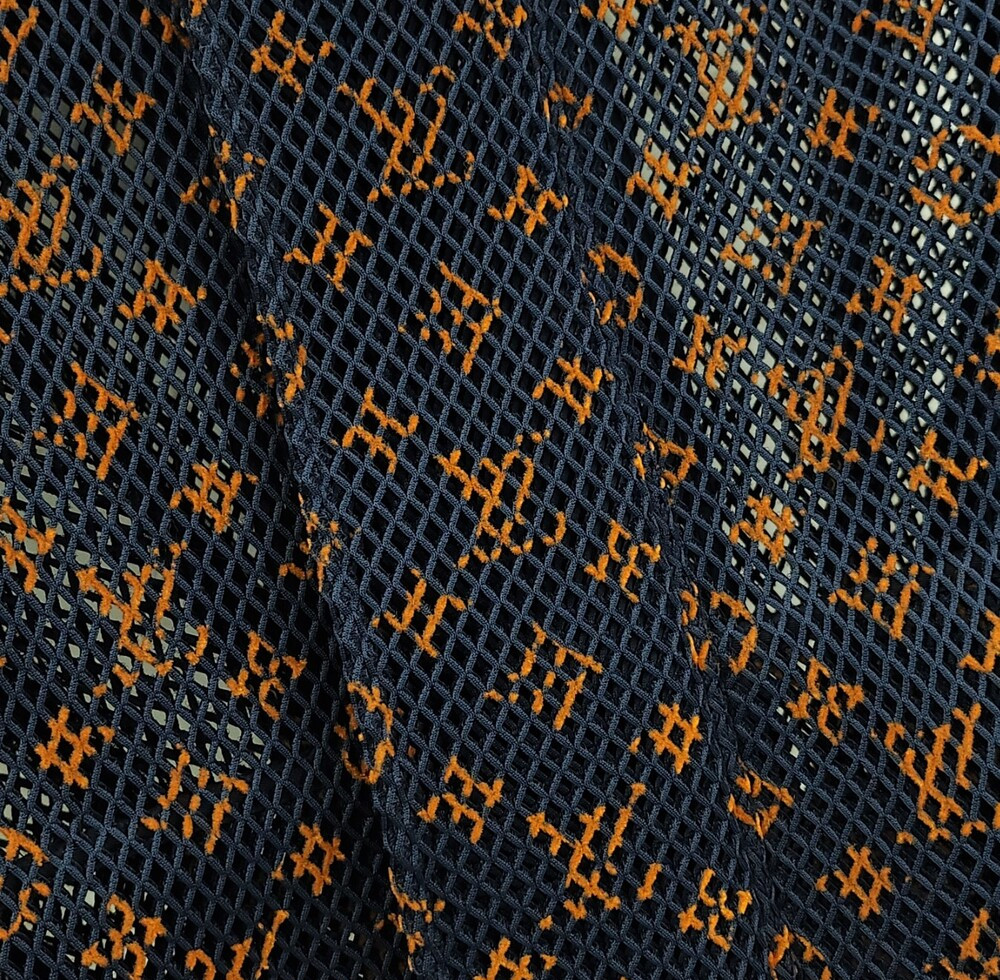 [럭스유] (새상품) 48 / 루이비통 그라디언트 모노그램 메쉬 블루종 자켓