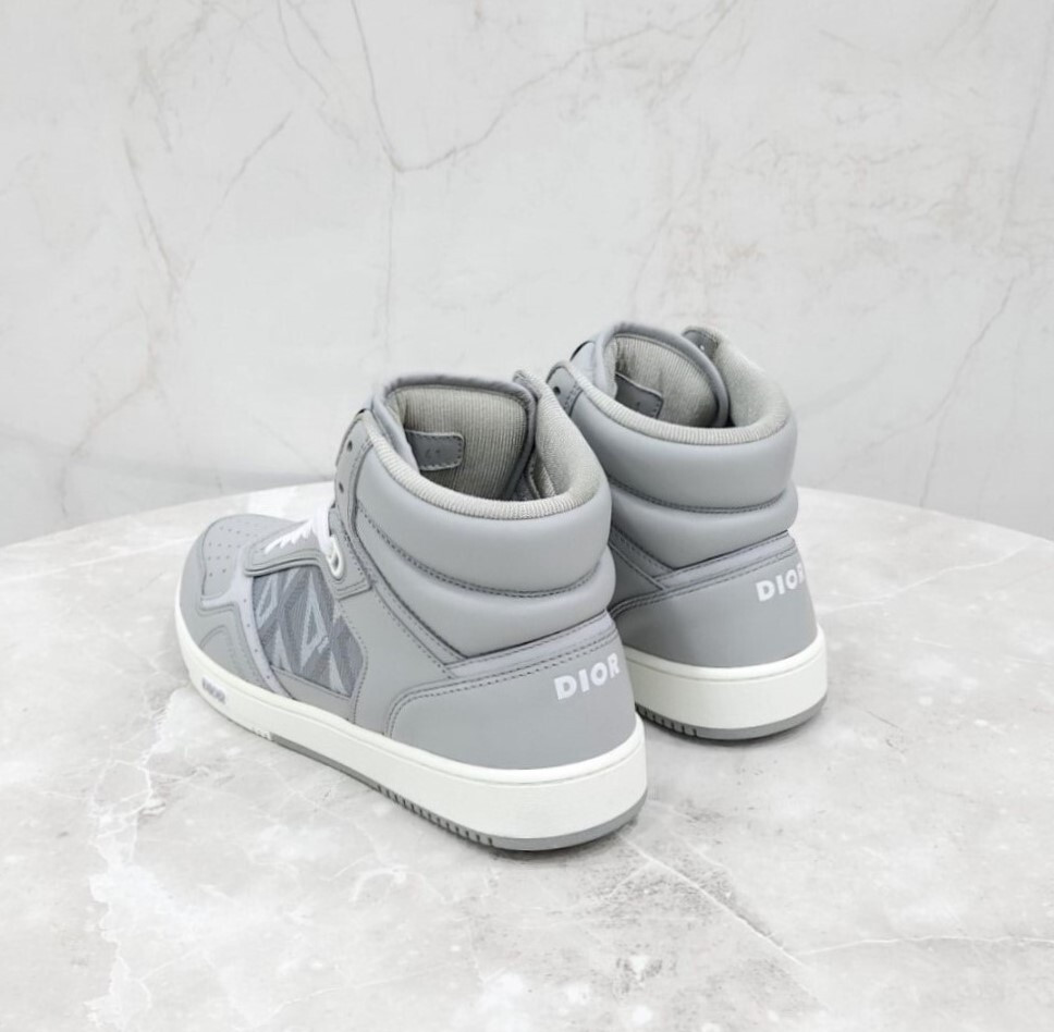 [럭스유] (새상품) 41 / 디올 B27 CD 다이아몬드 하이탑 스니커즈 3SH133ZPP