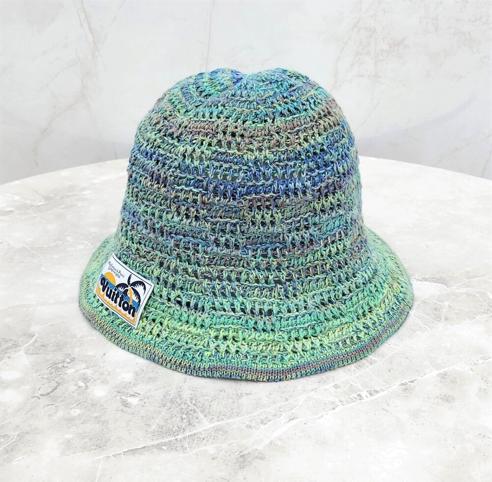 [럭스유] (새상품) 루이비통 다미에 팜트리 크로셰 햇 L M7557L