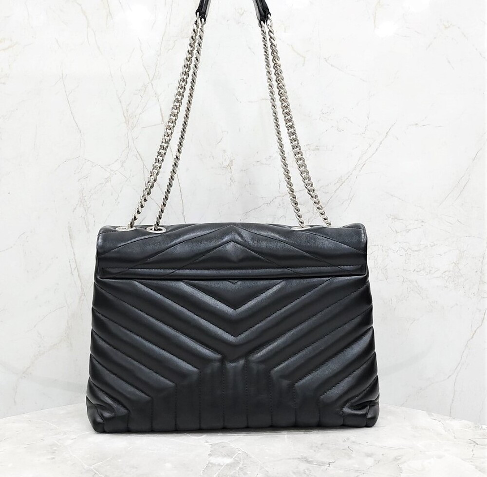 [럭스유] 생로랑 루루 퀄팅 미디움 레더 숄더백 574946