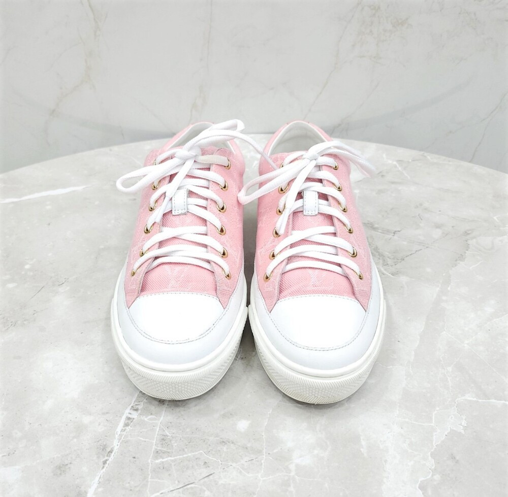 [럭스유] 38 / 루이비통 핑크 스텔라 모노그램 스니커즈