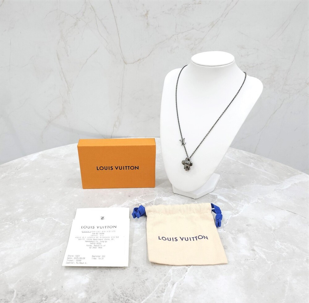 [럭스유] (새상품) 루이비통 비비엔 펜던트 목걸이 M00831
