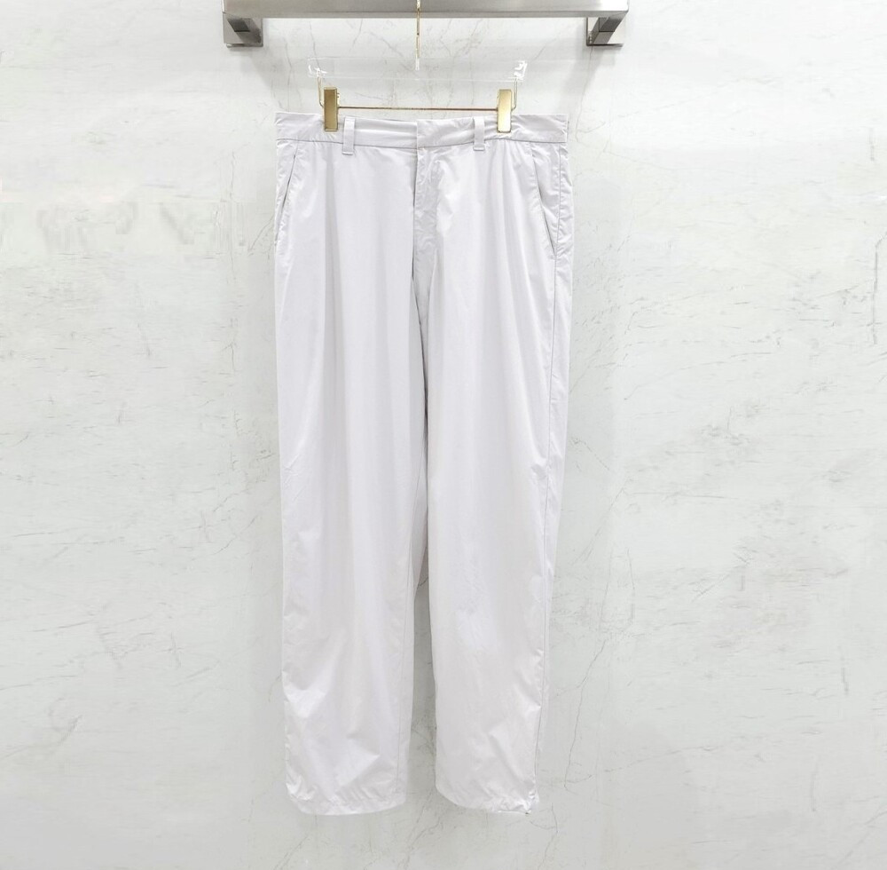 [럭스유] M / 프라다 드로스트링 와이드 레그 포켓 팬츠 SPH366