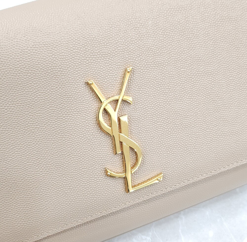 [럭스유] 생로랑 그랑 드 뿌드르 레더 케이트 미디엄 체인백 364022