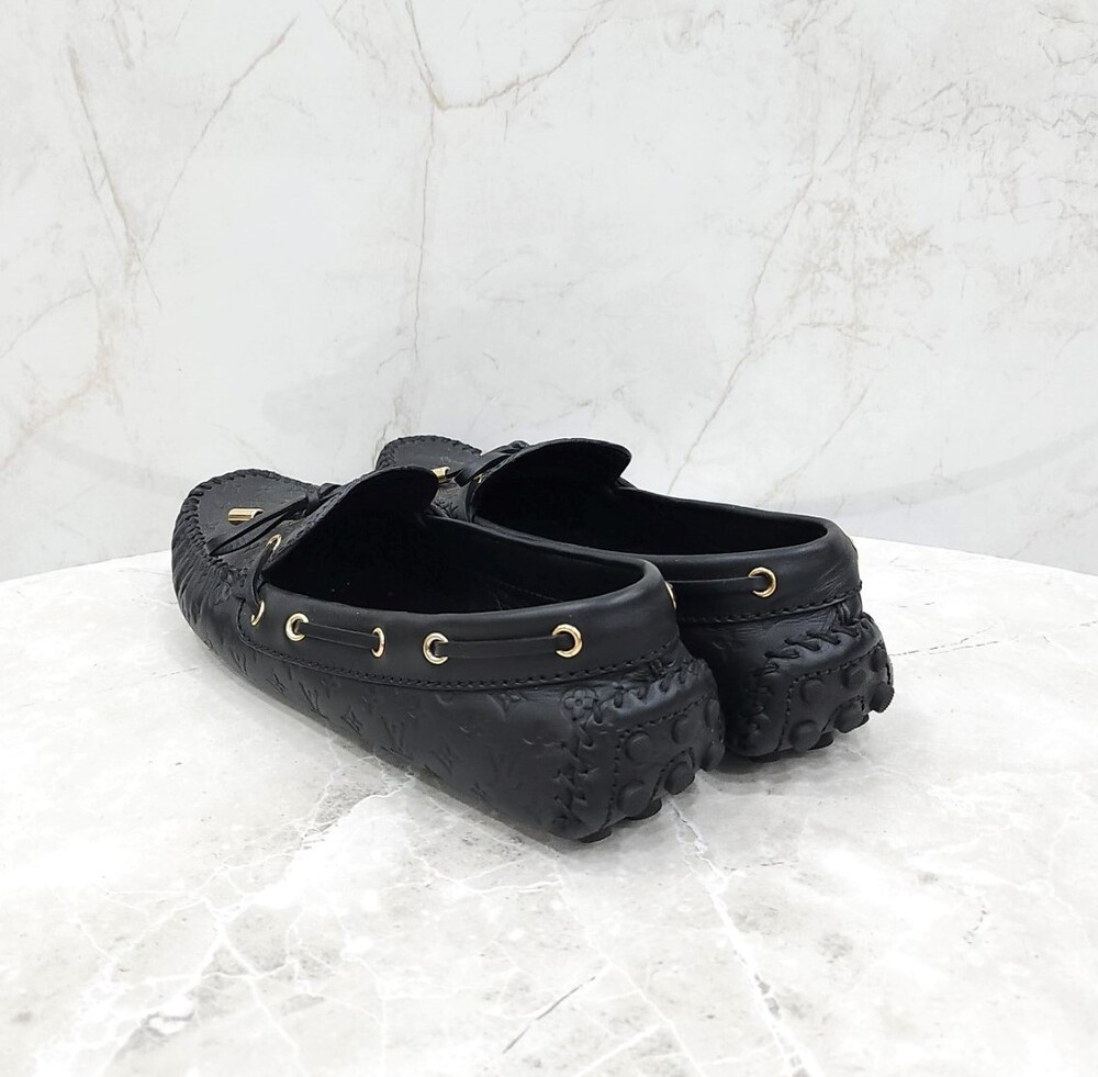 [럭스유] 37.5 / 루이비통 글로리아 모노그램 플랫 로퍼 1A657V