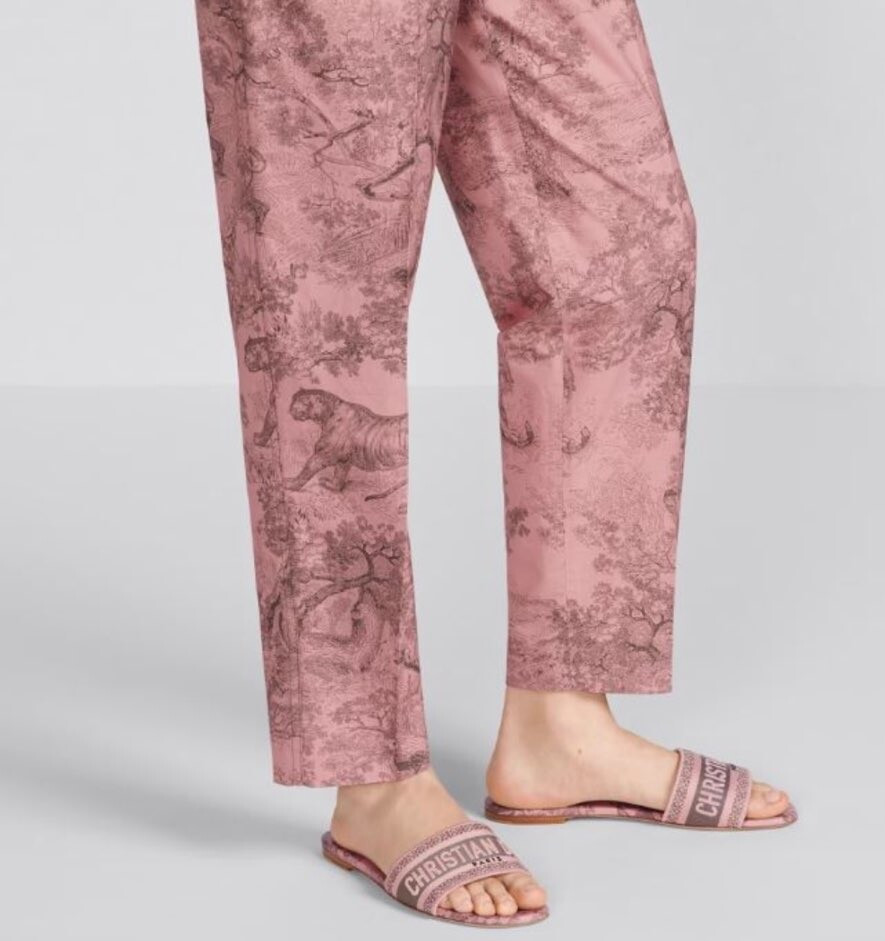 [럭스유] 38 / 디올 트왈드주이 디웨이 뮬 슬리퍼 KCQ209TJE