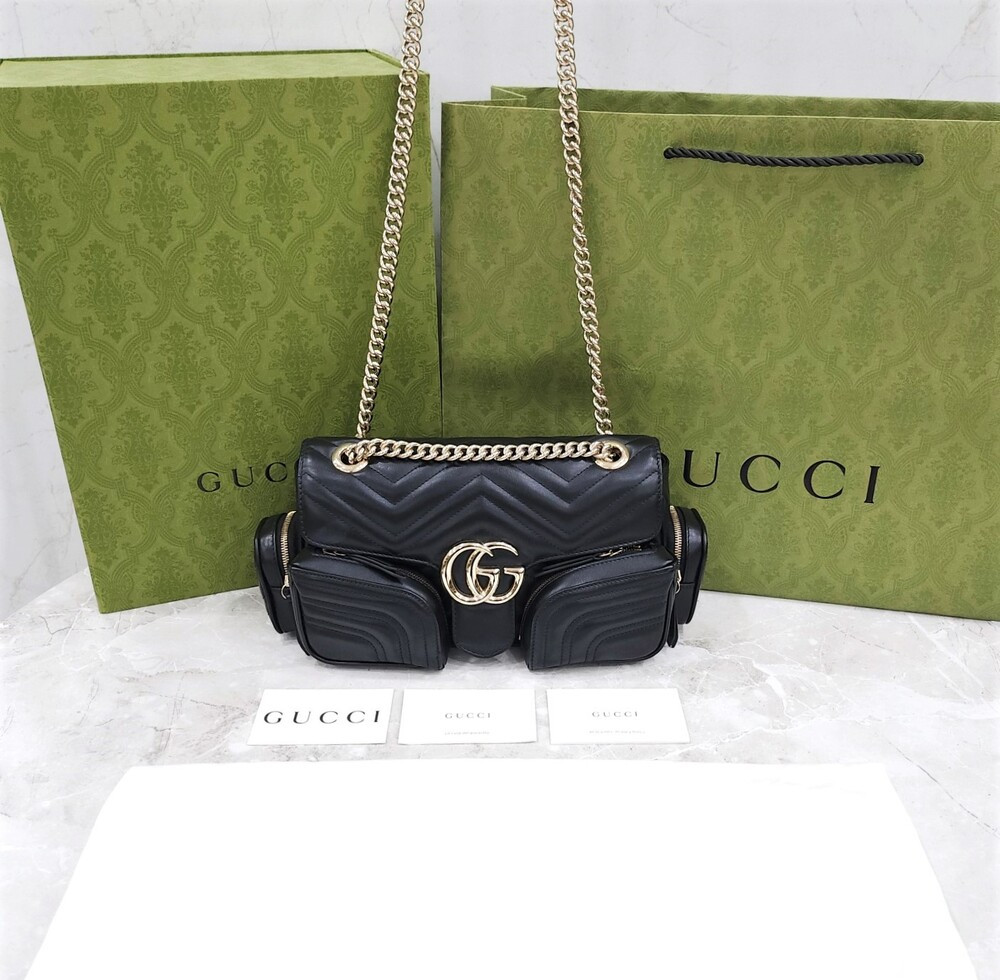 [럭스유] 구찌 GG 마몽 멀티 포켓 숄더백 스몰 795228