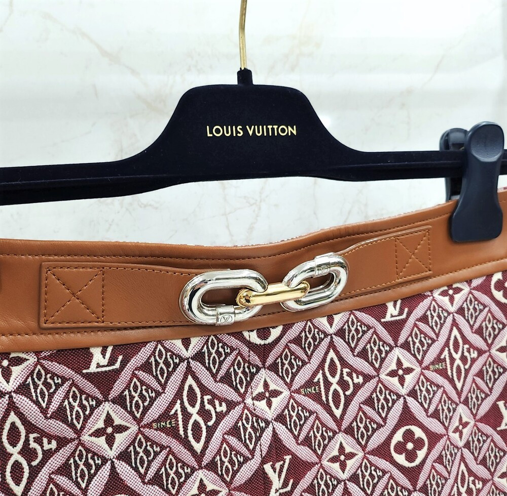 [럭스유] 36 / 루이비통 Since 1854 메탈릭 버클 모노그램 스커트