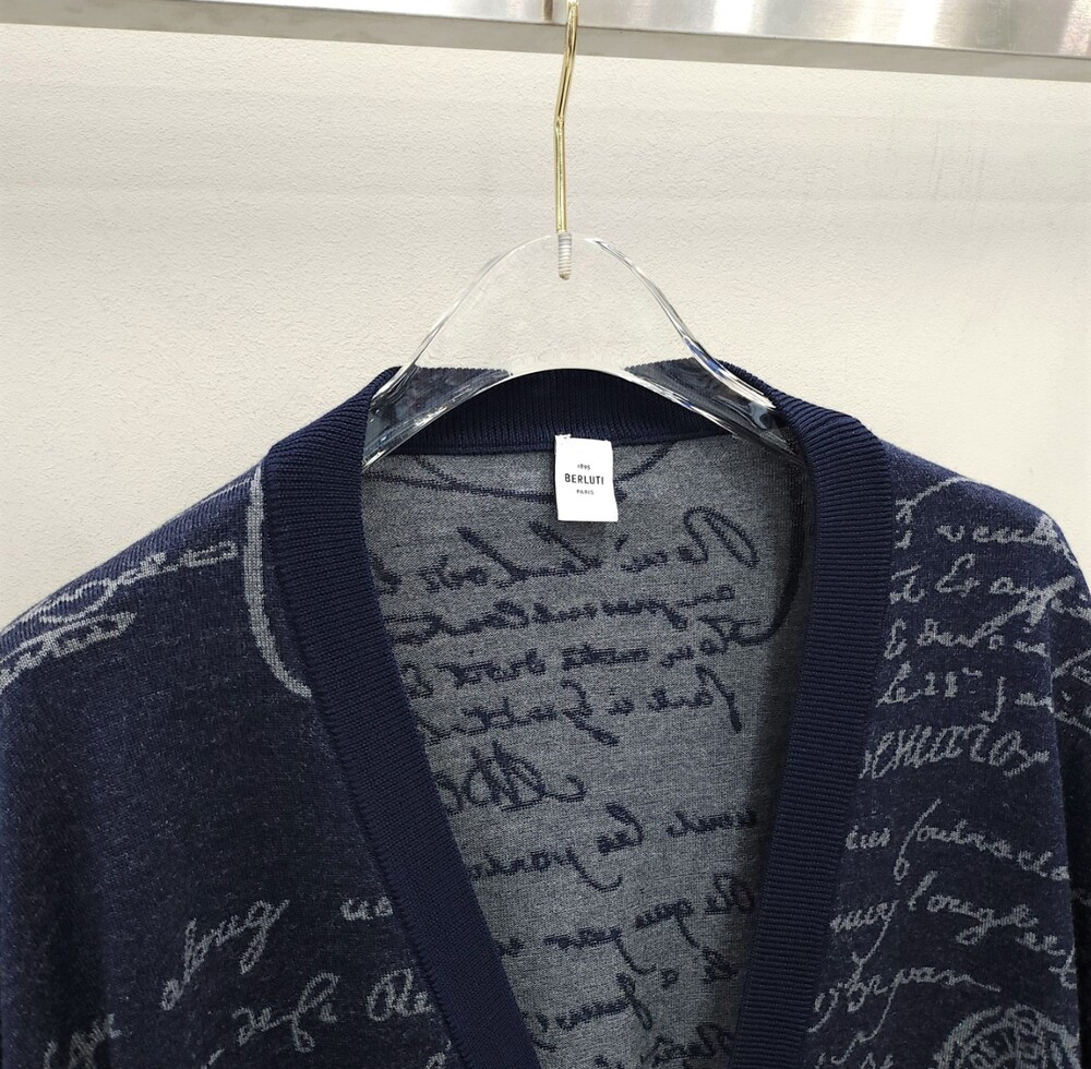 [럭스유] L / 벨루티 울 시크리토 가디건