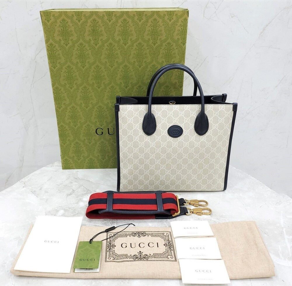 [럭스유] 구찌 GG 오피디아 코리아 익스클루시브 스몰 토트 숄더백 703256