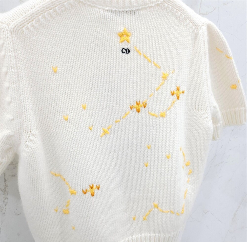 [럭스유] 40 / 디올 조디악 픽셀 스웨터 반팔