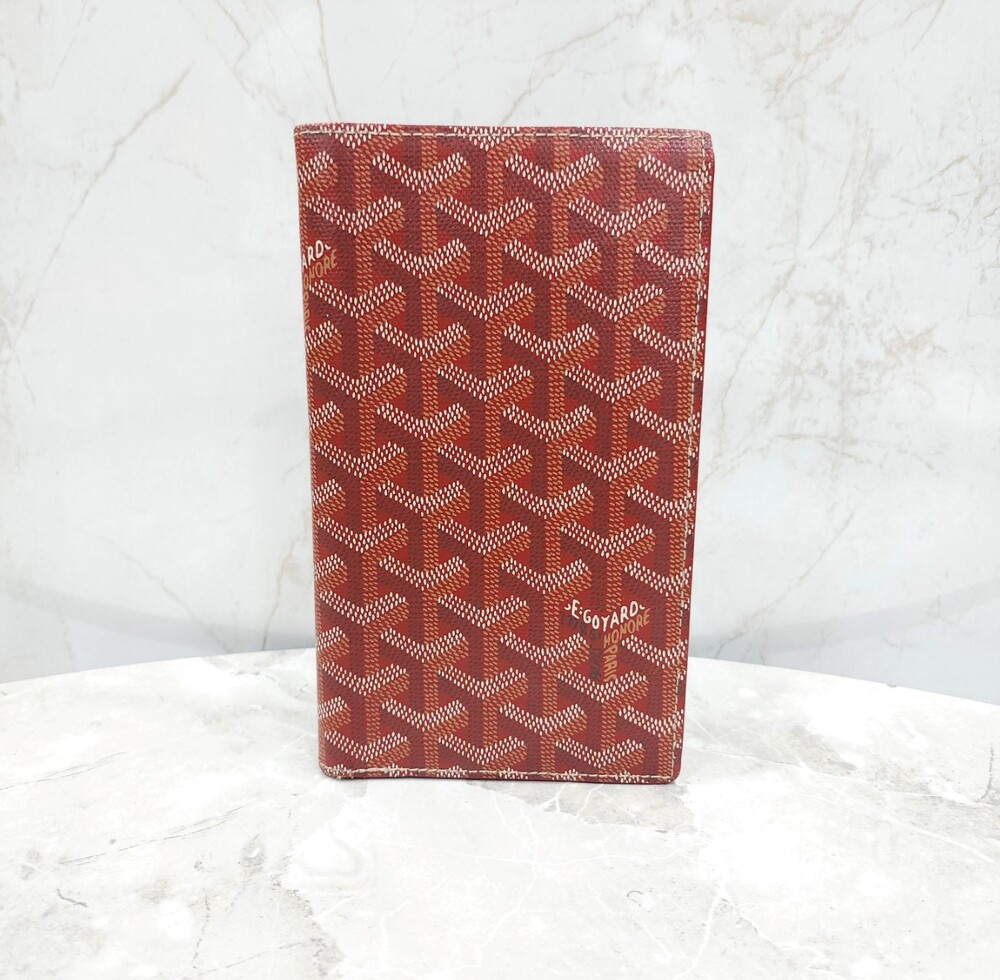 [럭스유] 고야드 스페셜컬러 레드 생로슈 장지갑