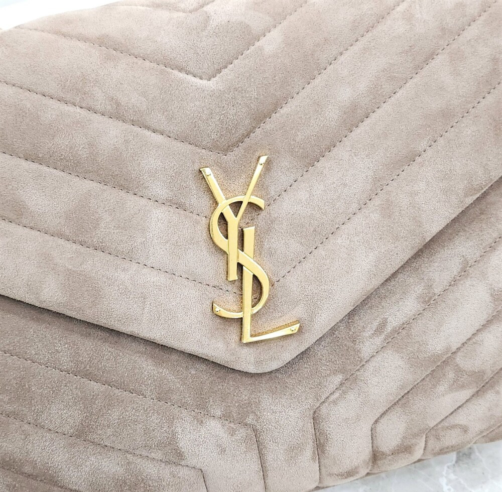 [럭스유] 생로랑 스웨이드 루루 체인백 미디움 574946