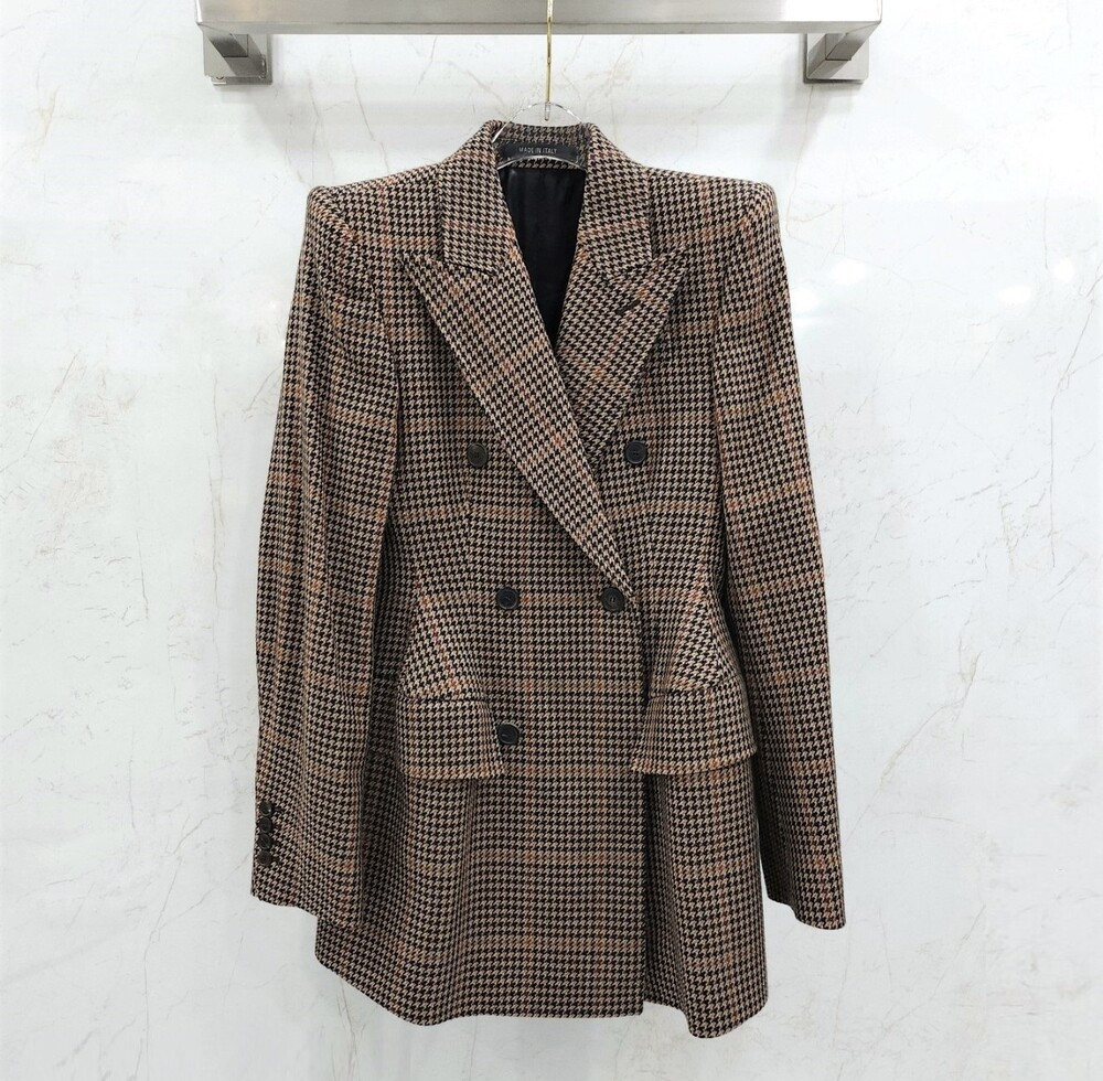 [럭스유] (새상품) 34 / 발렌시아가 하운드투스 블레이저 울 자켓