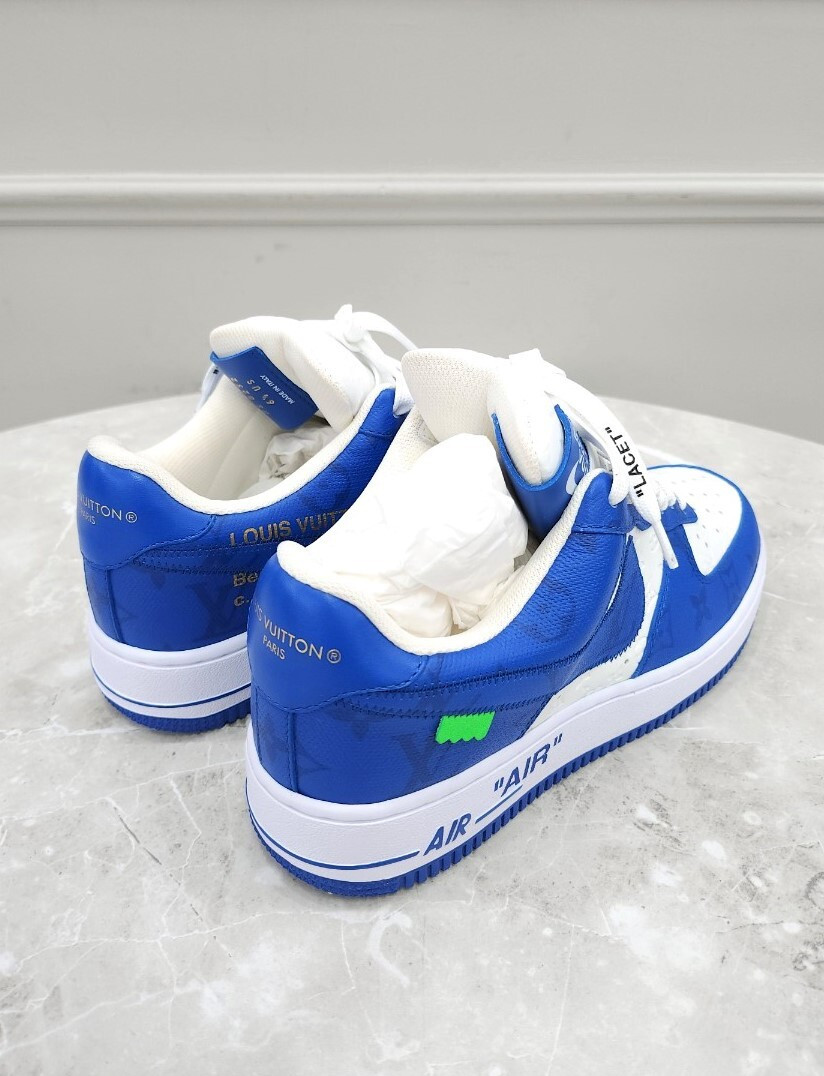 [럭스유] 6.5 / 루이비통 X 나이키 에어포스1 버질아블로 팀 로얄