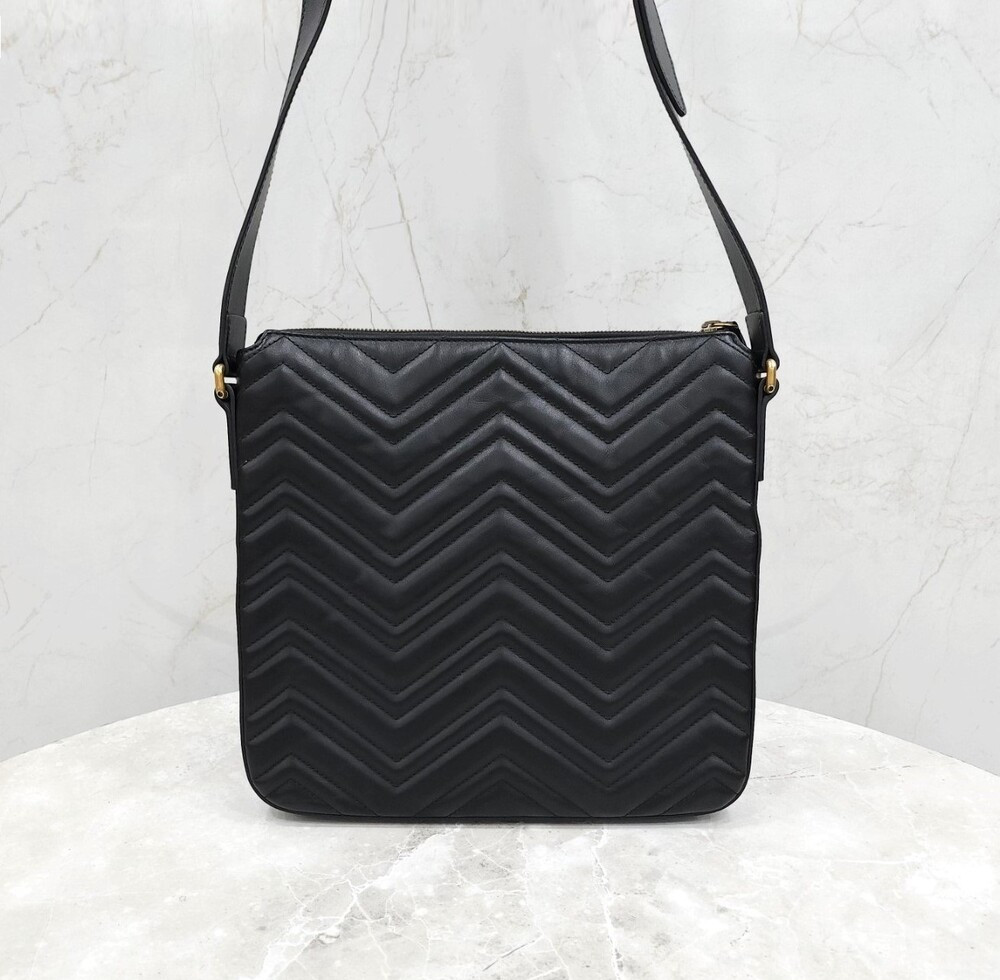 [럭스유] 구찌 GG 마틀라세 쉐브론 크로스백 523369