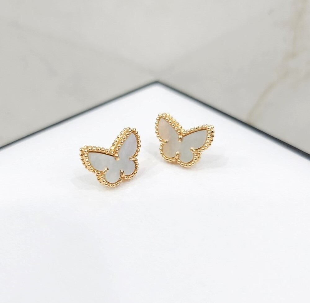 [럭스유] (새상품) 반클리프앤아펠 스위트 버터플라이 이어링 마더오브펄 VCARN5JM00