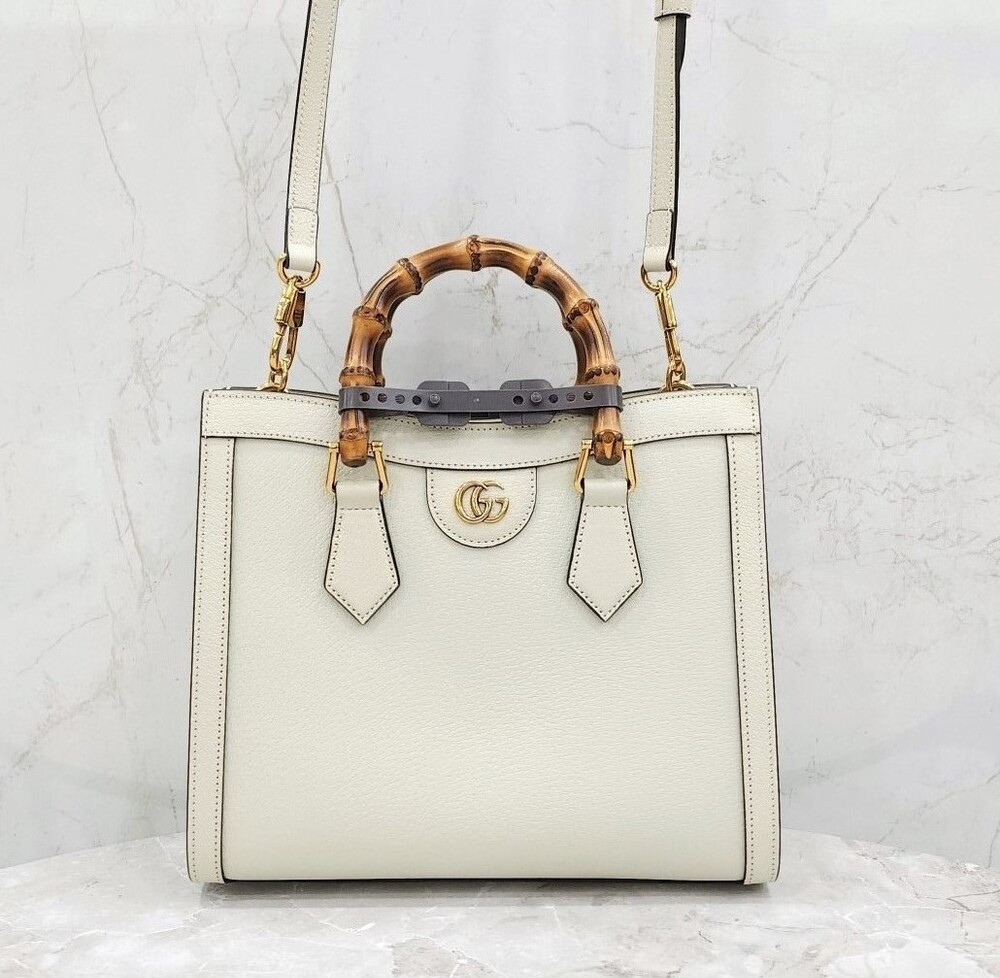 [럭스유] (새상품) 구찌 다이애나 뱀부 탑핸들 토트백 미디엄 702721