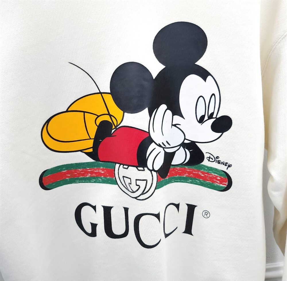 [럭스유] XXS / 구찌 X 디즈니 미키마우스 프린팅 맨투맨