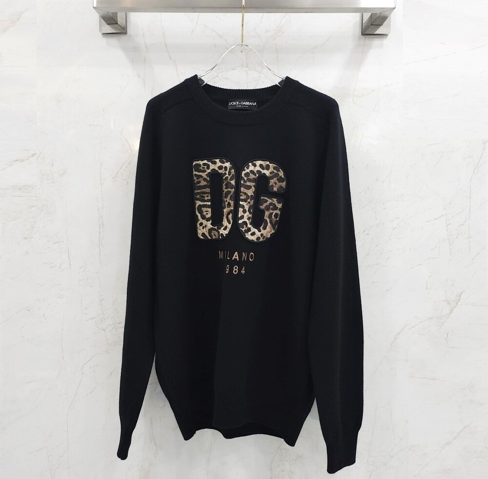 [럭스유] 52 / 돌체앤가바나 로고 울 스웨터 니트