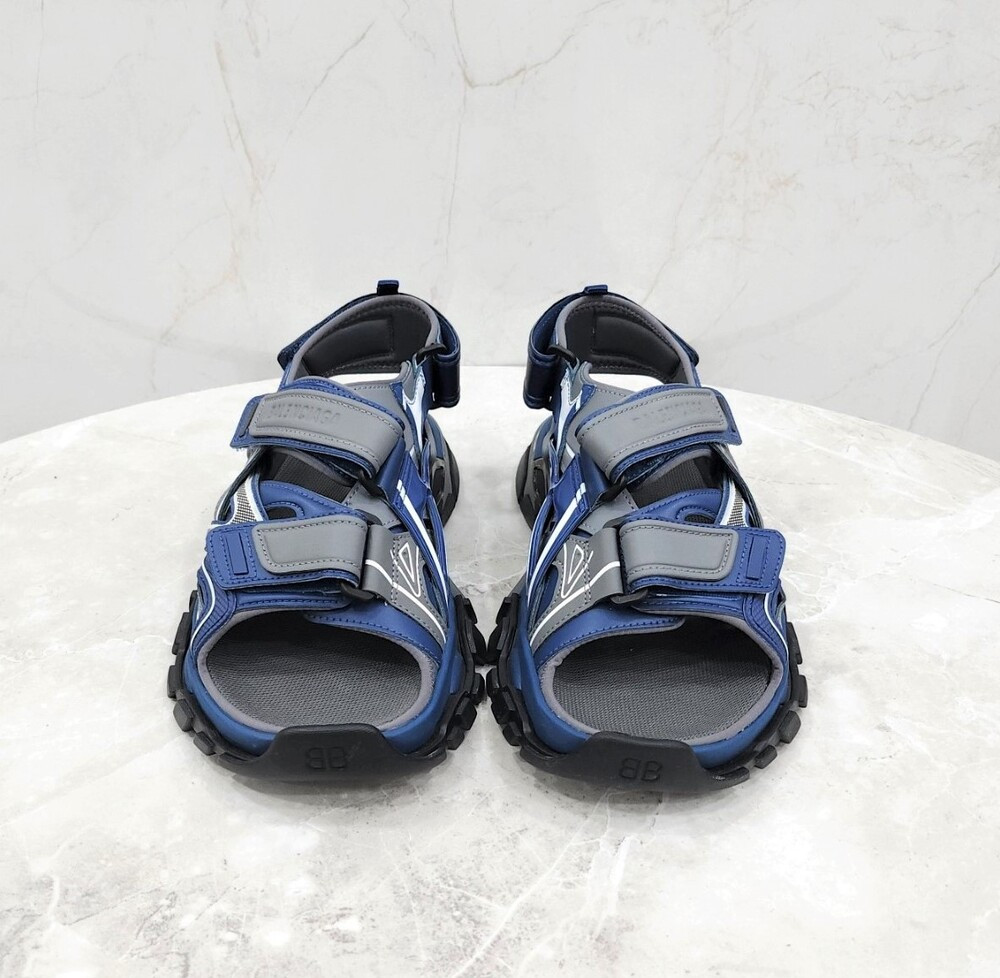 [럭스유] (새상품) 42 / 발렌시아가 트랙 샌들 네이비