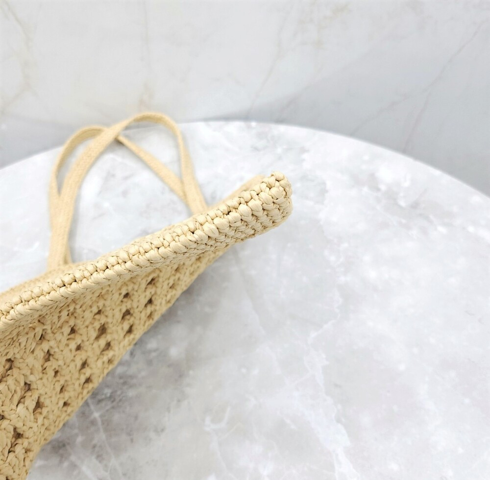 [럭스유] (새상품) 프라다 우븐 크로셰 토트백 1BG493