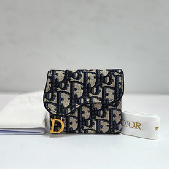 디올 오블리크 새들 로투스 반지갑 25년 S5652CTZQ