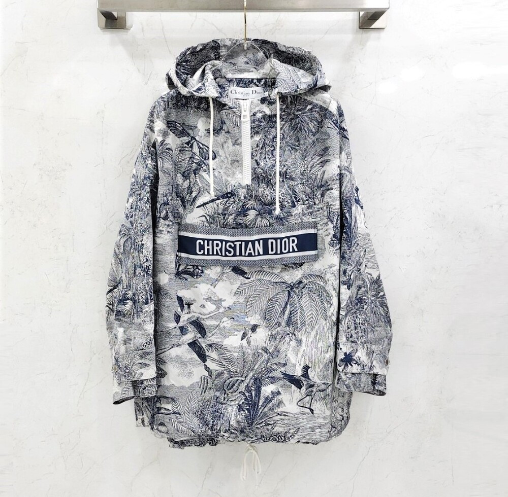 [럭스유] S / 디올 트왈드주이 후드 아노락 자켓 047C10A2202