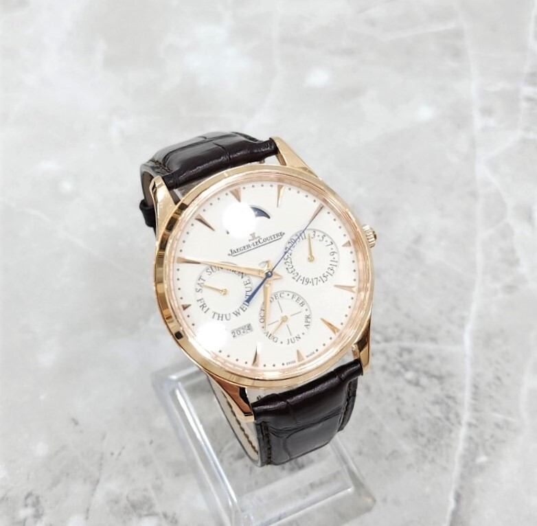 [럭스유] 예거르쿨르트 울트라씬 퍼페츄얼 캘린더 금통시계 39mm