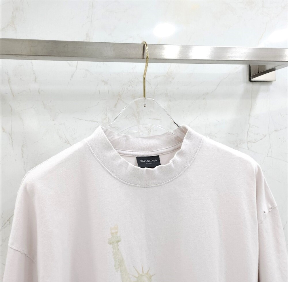 [럭스유] S / 발렌시아가 파리 리버티 미디엄 핏 반팔 티셔츠 764235