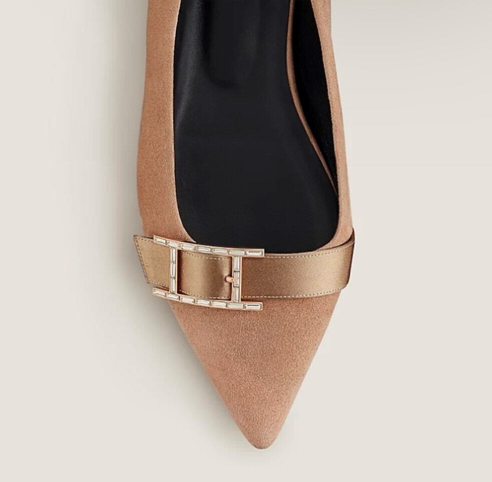 [럭스유] (새상품) 38 / 에르메스 두스 발레리나 플랫