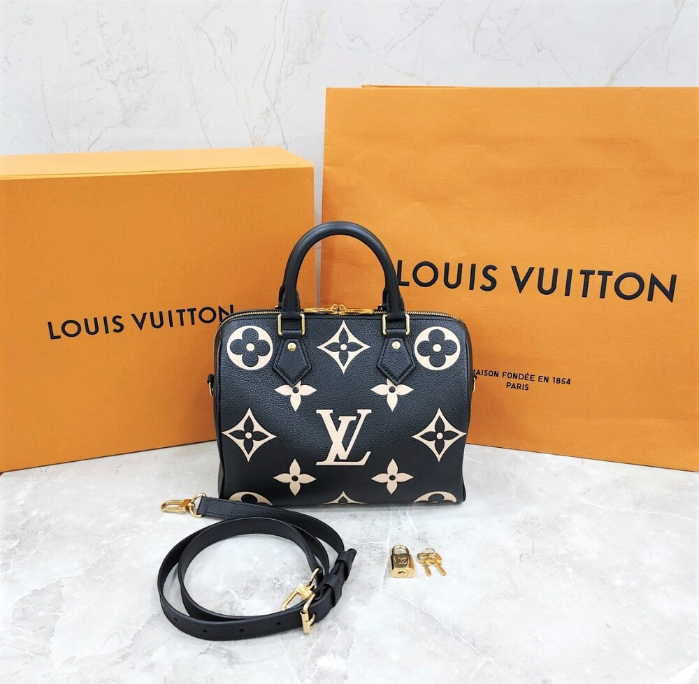 [럭스유] (새상품) 루이비통 앙프렝뜨 모노그램 스피디 반둘리에 25 M58947