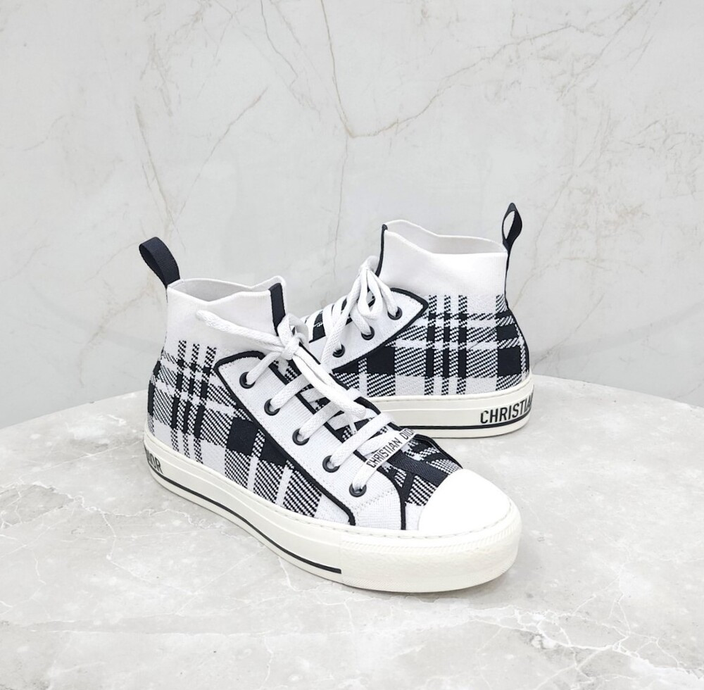 [럭스유] 36 / 디올 워크앤디올 체크 테크니컬 스니커즈