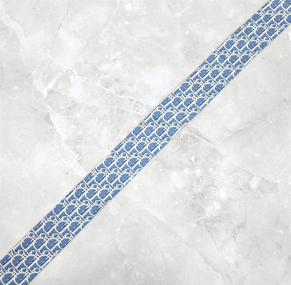 [럭스유] (새상품) 디올 블루 실크 트윌 오블리크 미차 스카프 15DOB106I600