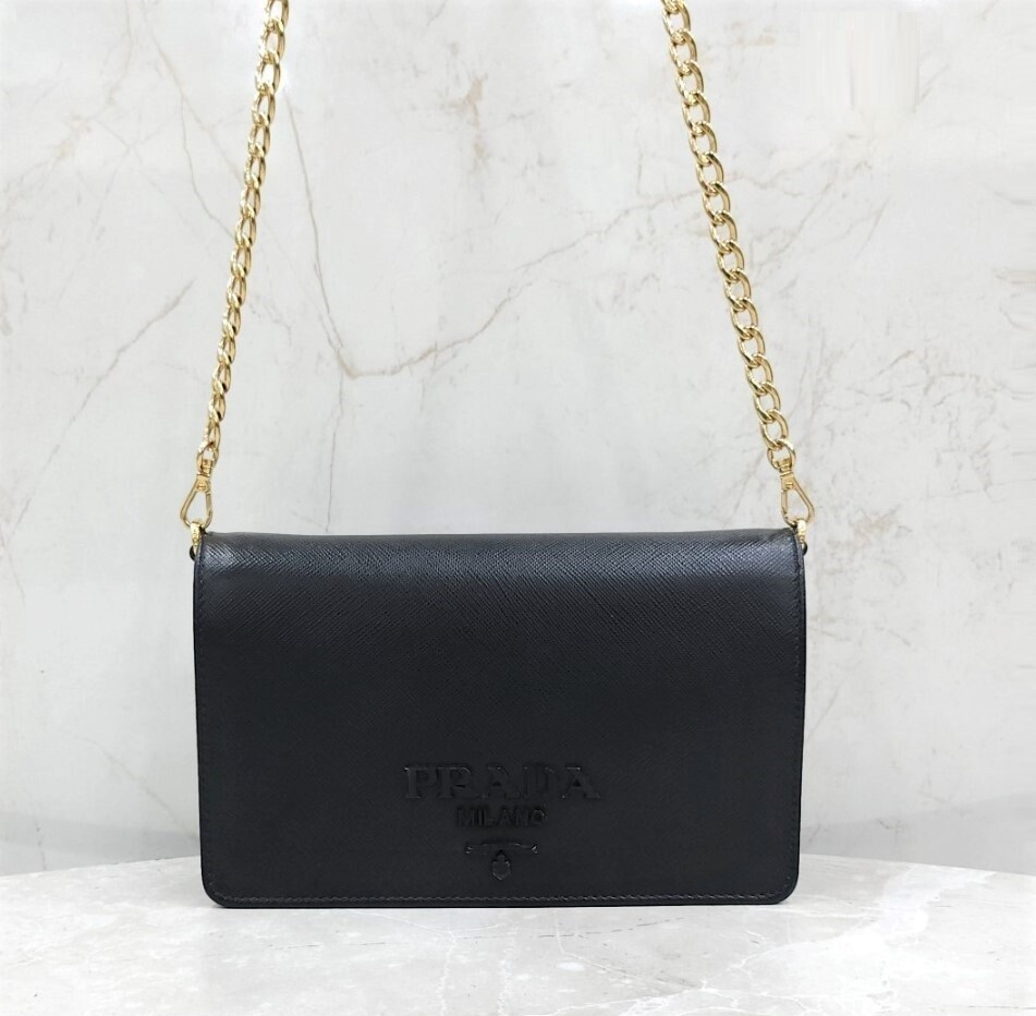[럭스유] 프라다 사피아노 미니 체인 숄더백 1BP012