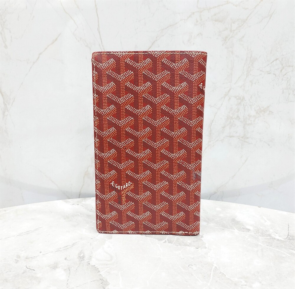[럭스유] 고야드 스페셜컬러 레드 생로슈 장지갑