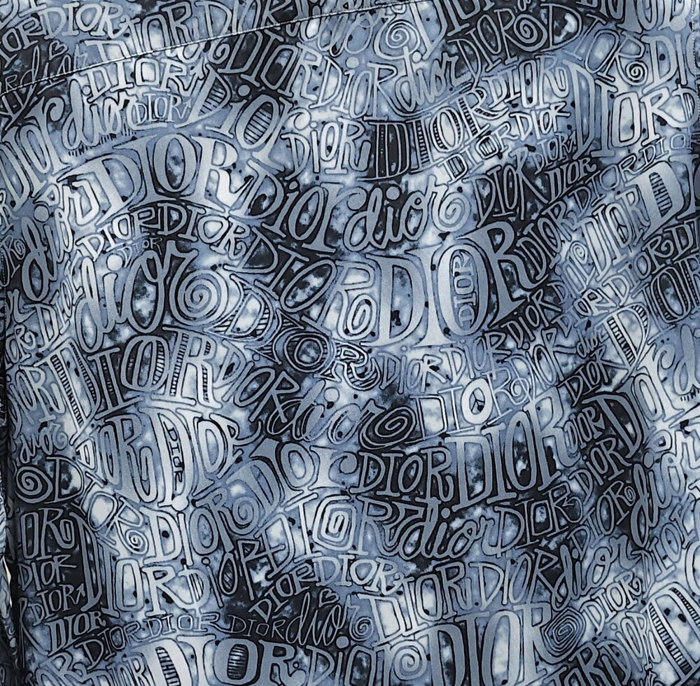 [럭스유] (새상품) 40 / 디올 X 스투시 로고 그래픽 셔츠