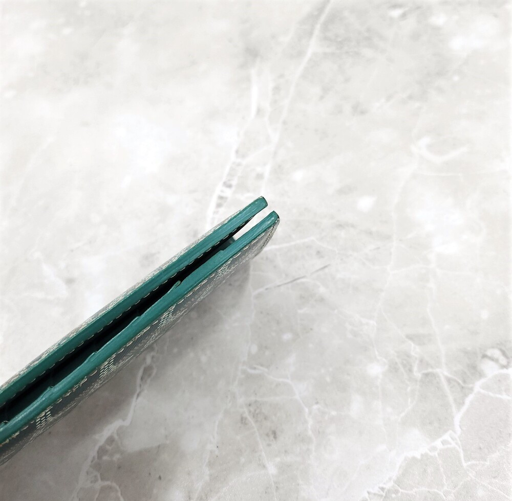 [럭스유] 고야드 스페셜 그린 생로슈 장지갑 APMROCH2