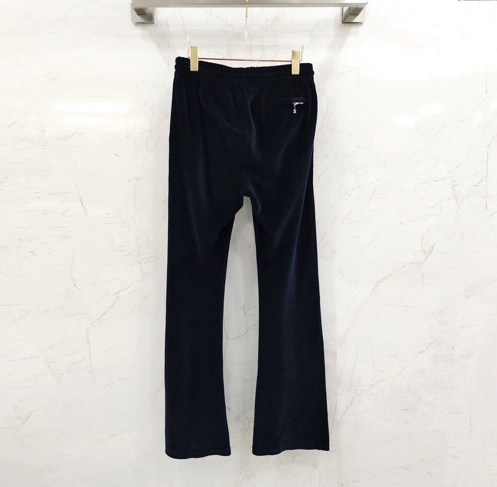 [럭스유] XS / 셀린느 벨벳 저지 트리옹프 플레이 트랙 팬츠 2Z020679I