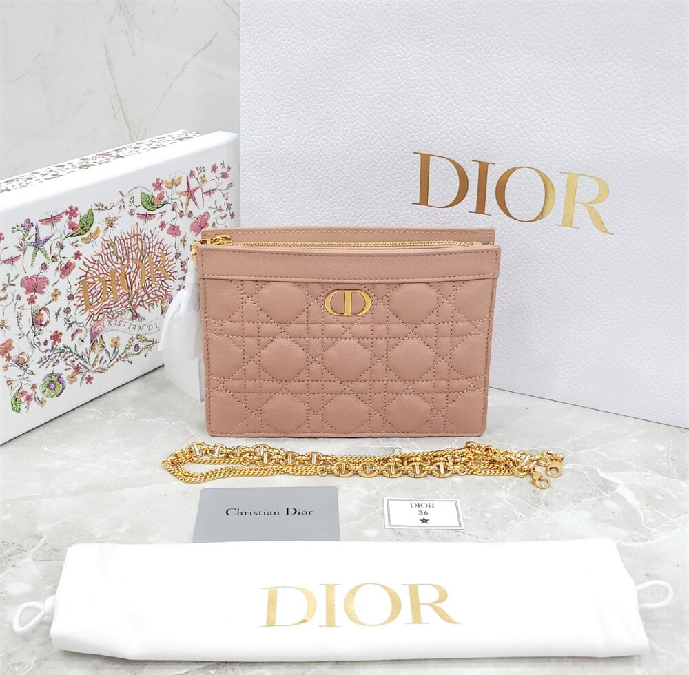 [럭스유] (새상품) 디올 카로 에브리 디올 파우치 체인백 S5106UWHC