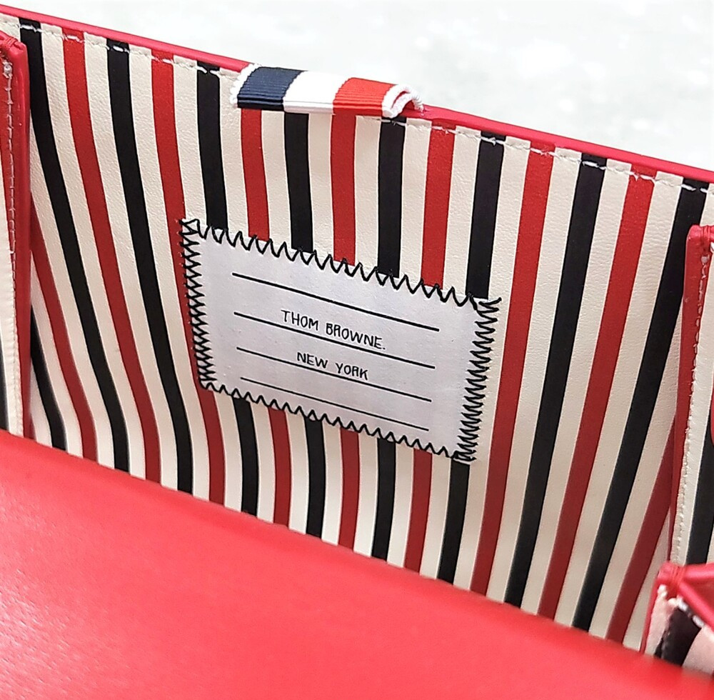 [럭스유] (새상품) 톰브라운 레드 스몰 박스 투웨이 레더 크로스백 FAP245A