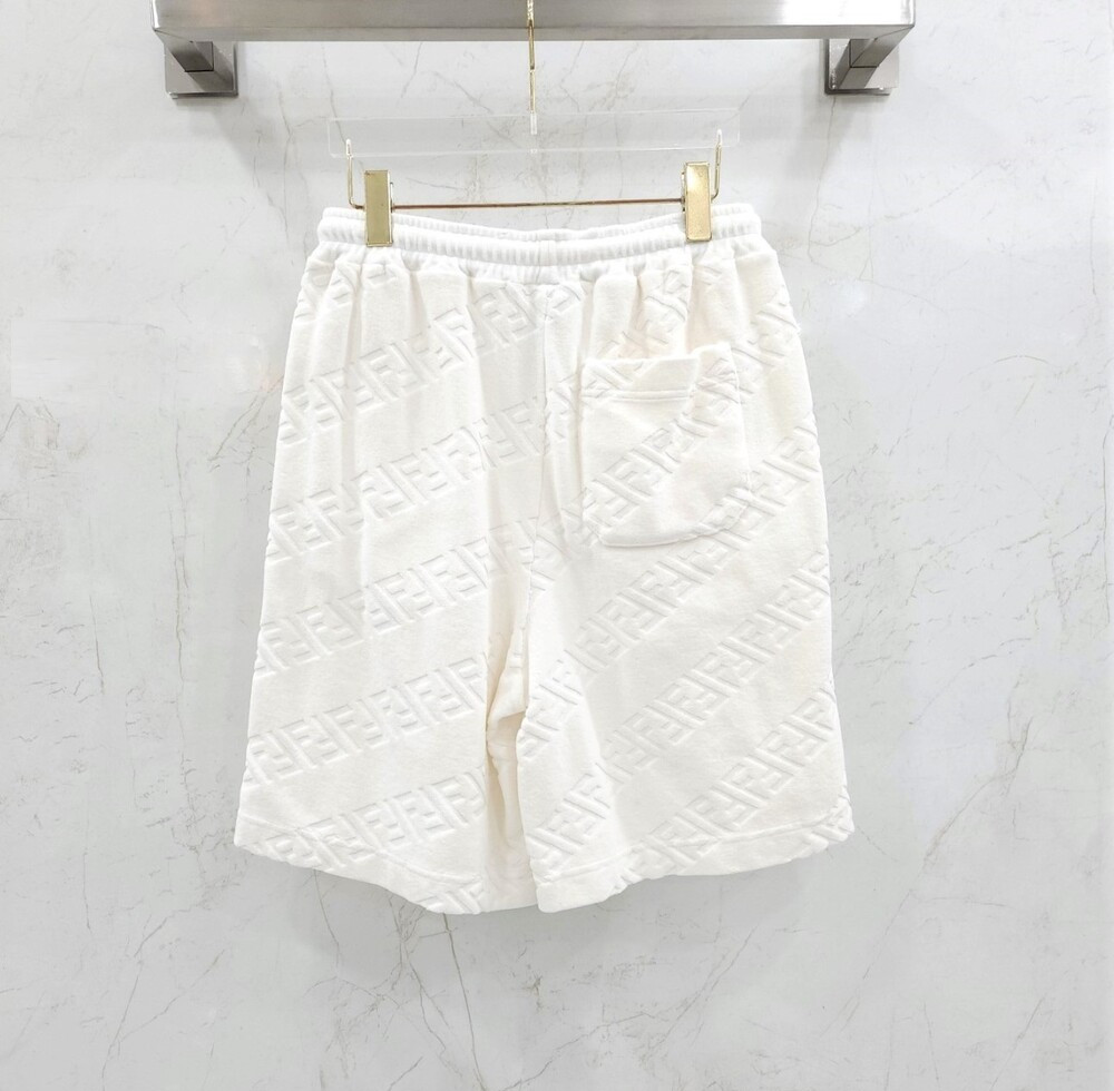 [럭스유] 46 / 펜디 FF 자카드 버뮤다 벨벳 숏 팬츠