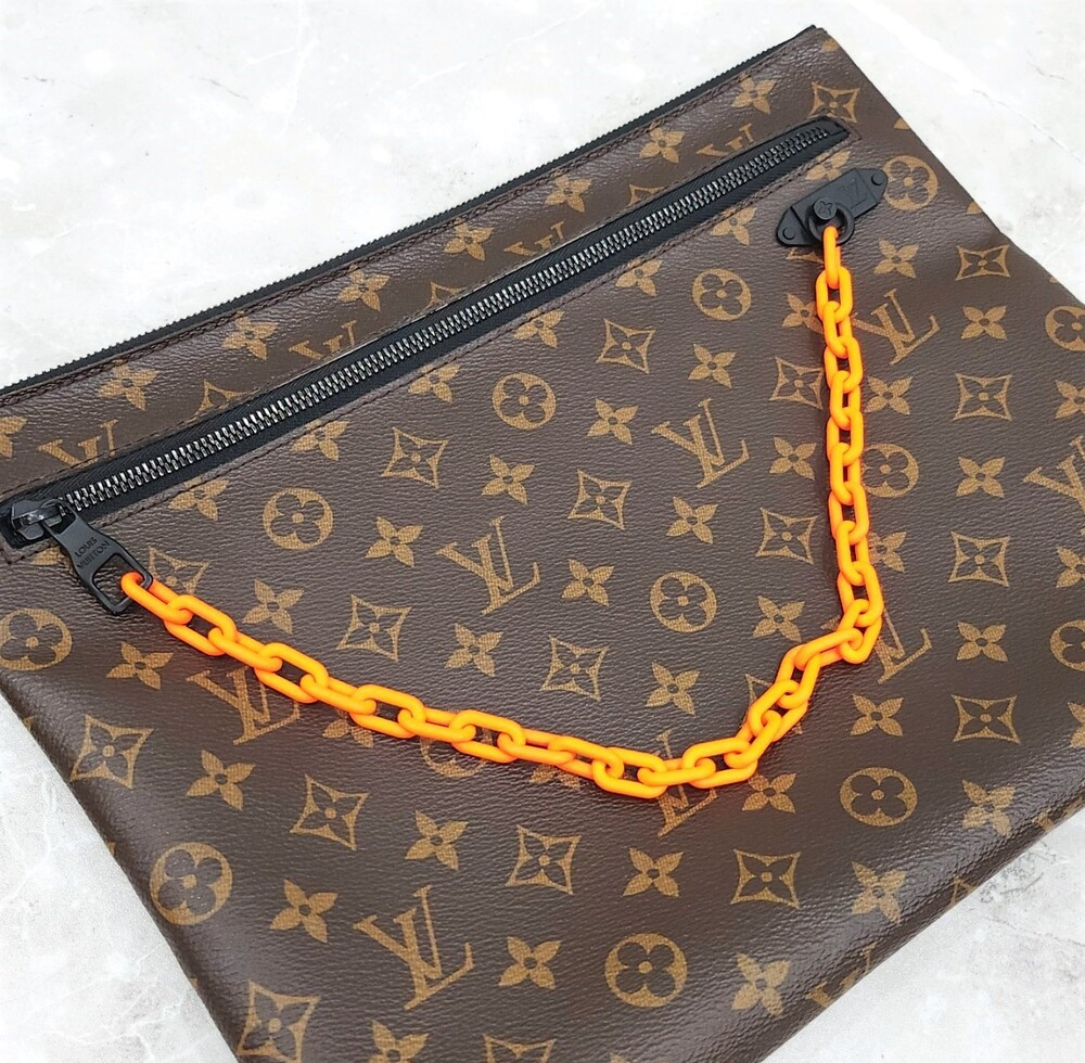 [럭스유] 루이비통 한정판 버질아블로 모노그램 체인 클러치백