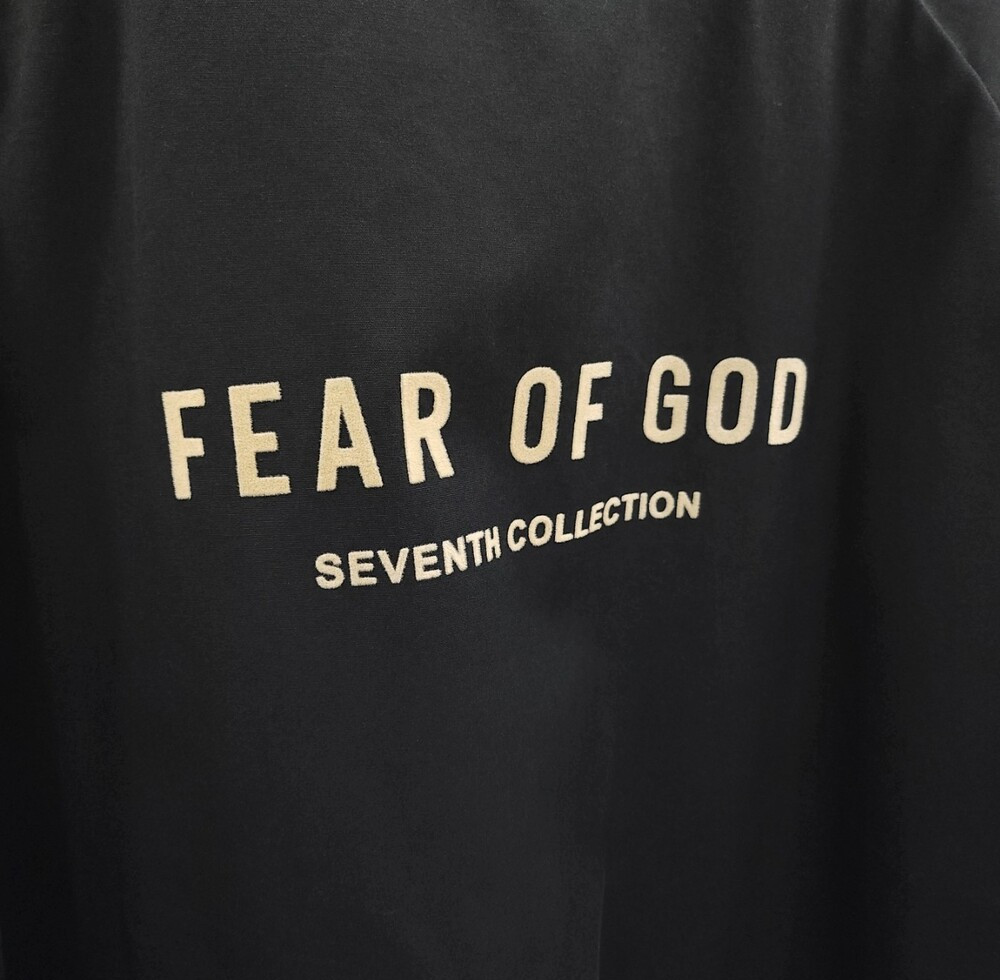 [럭스유] XL / 피어오브갓 블랙 워싱 수베니어 집업 자켓