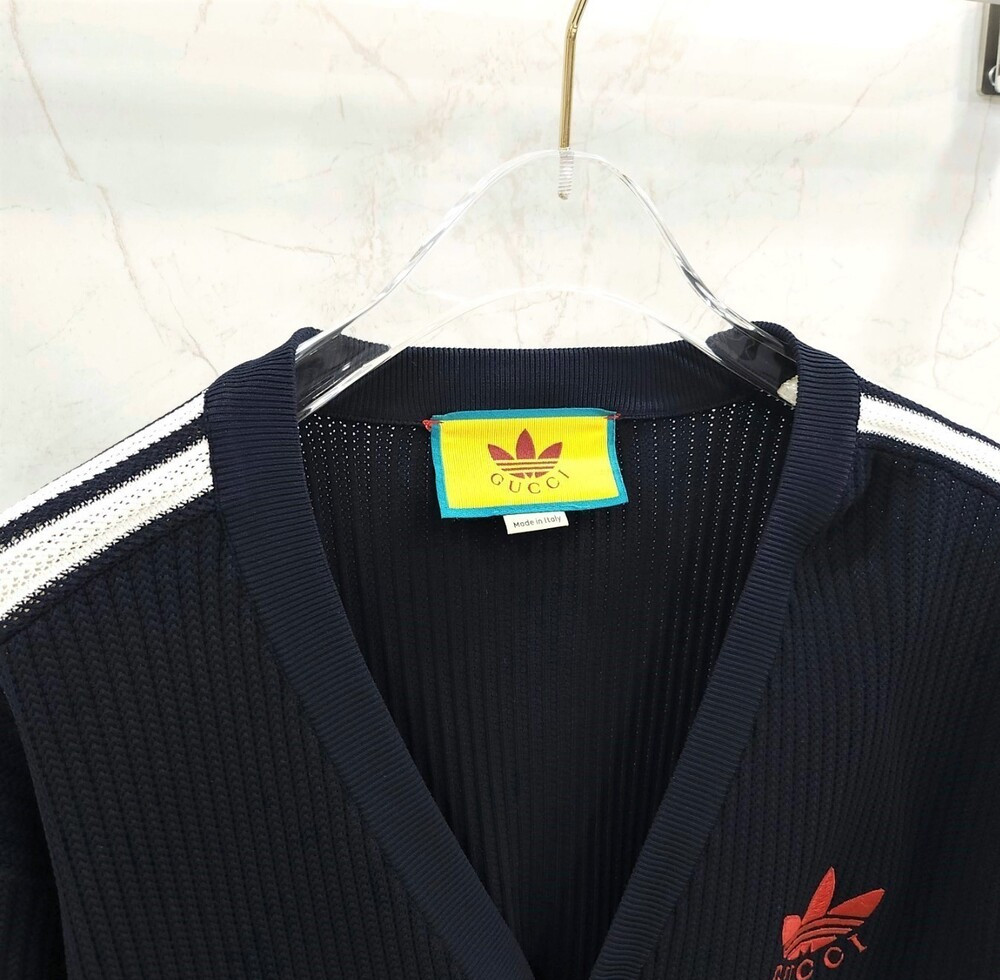[럭스유] M / 구찌 X 아디다스 비스코스 가디건