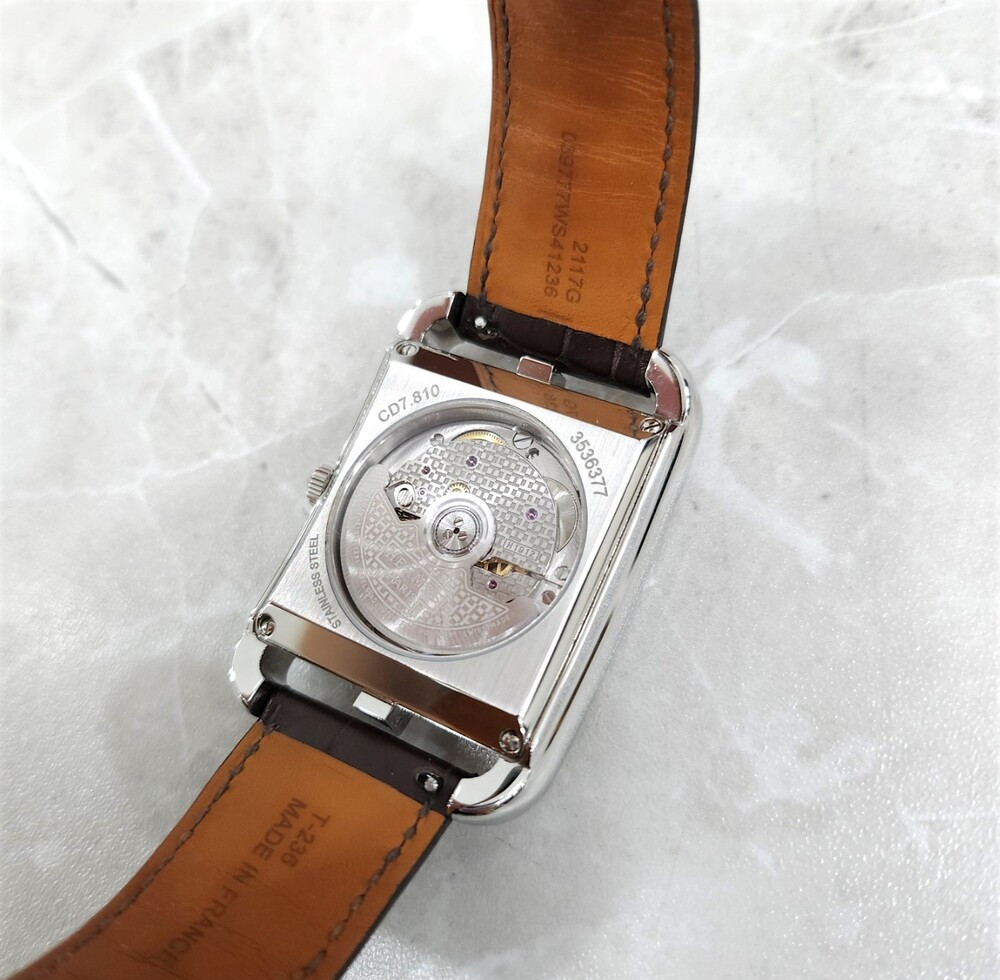 [럭스유] 에르메스 케이프코드 오토매틱 엘리게이터 시계 41mm