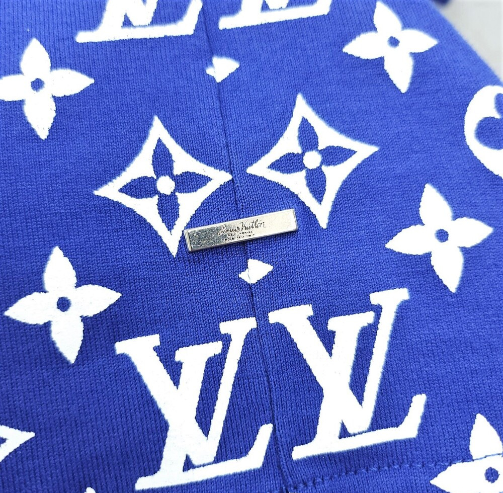 [럭스유] XS / 루이비통 블루 LVSE 모노그램 그라데이션 반팔 티셔츠