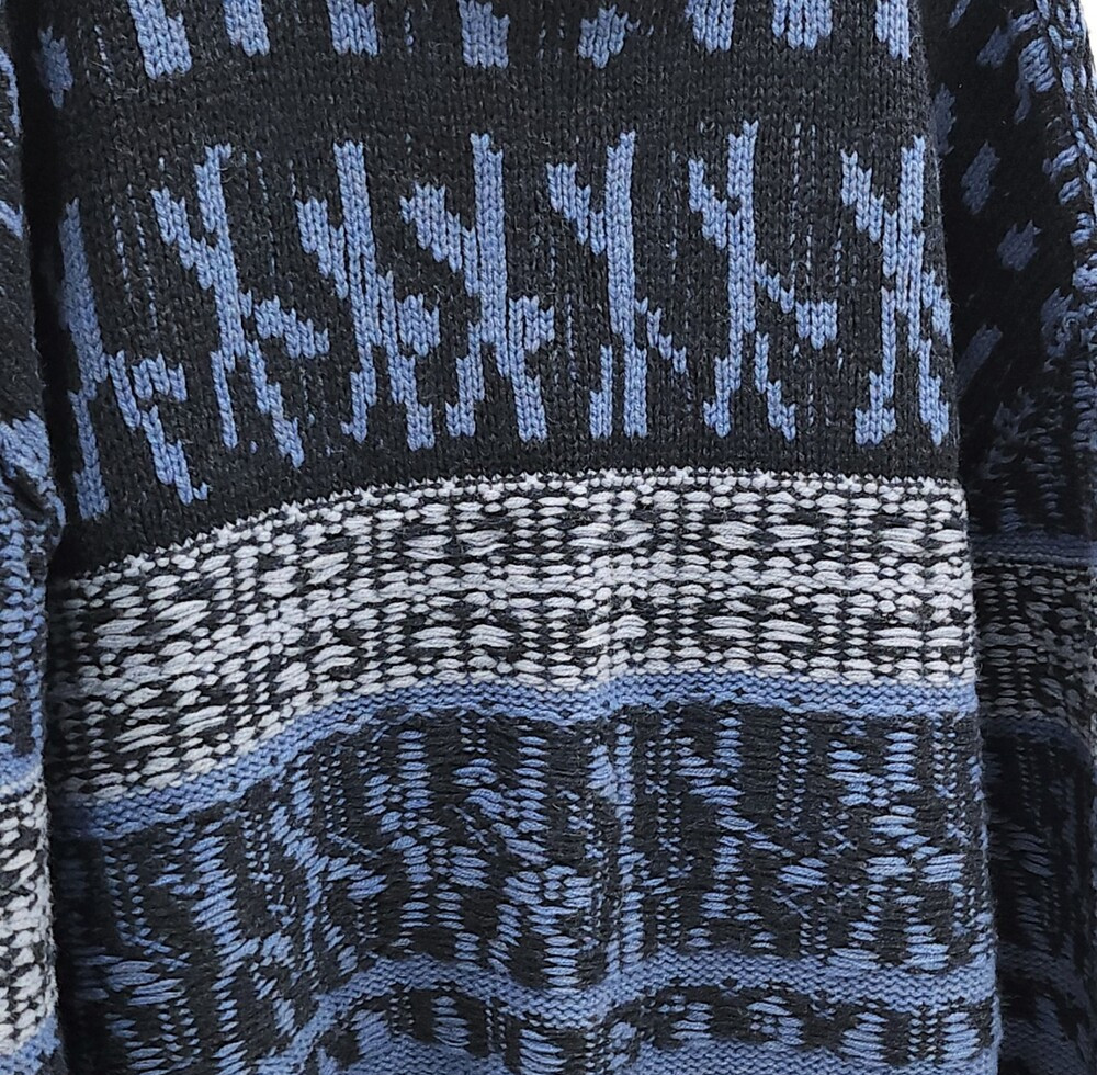 [럭스유] M / 지방시 패치워크 이펙트 울 오버 니트 스웨터 BM90HJ