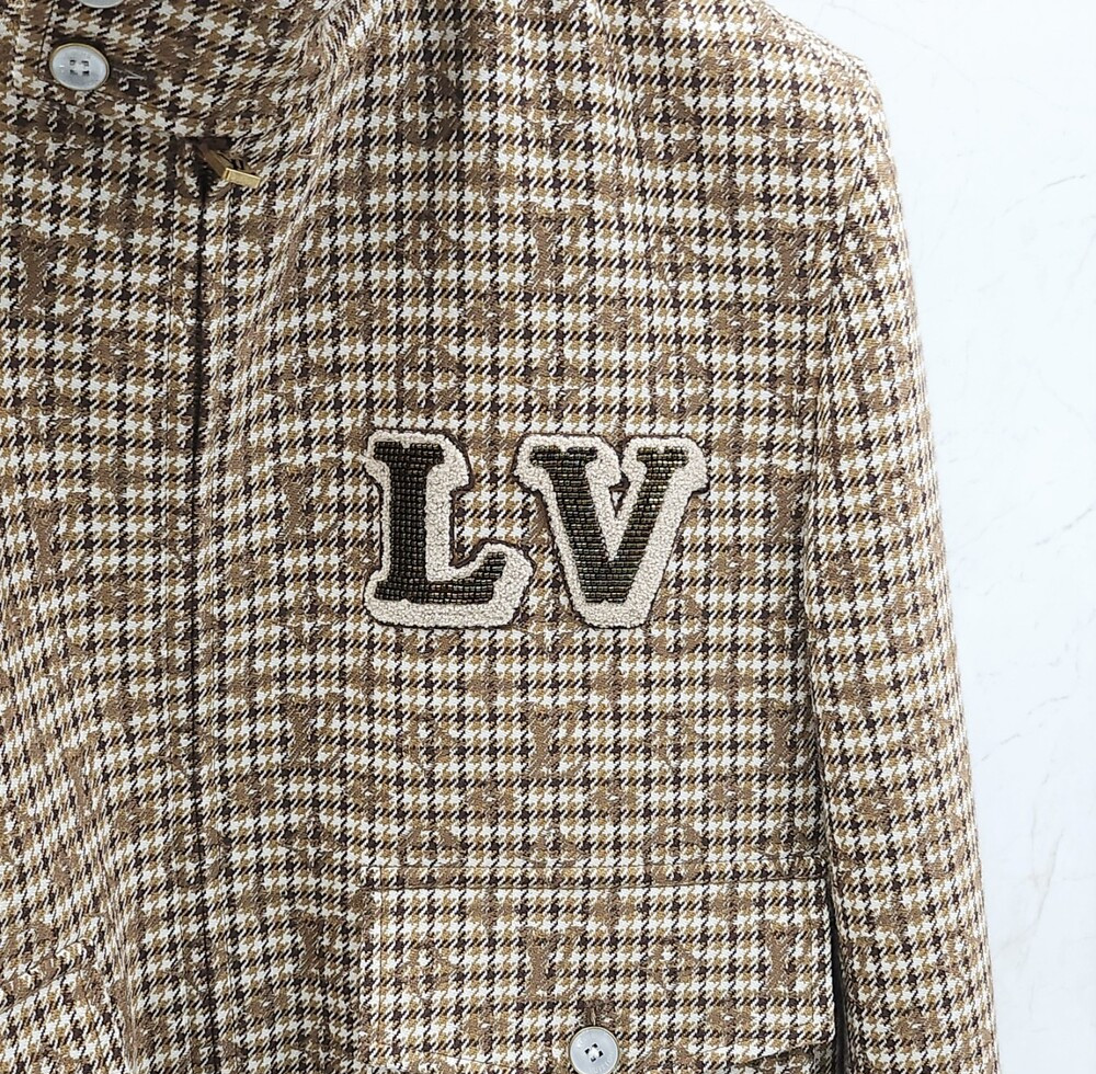 [럭스유] (새상품) 46 / 루이비통 모노그램 울 해링턴 블루종 자켓 1AGIOW